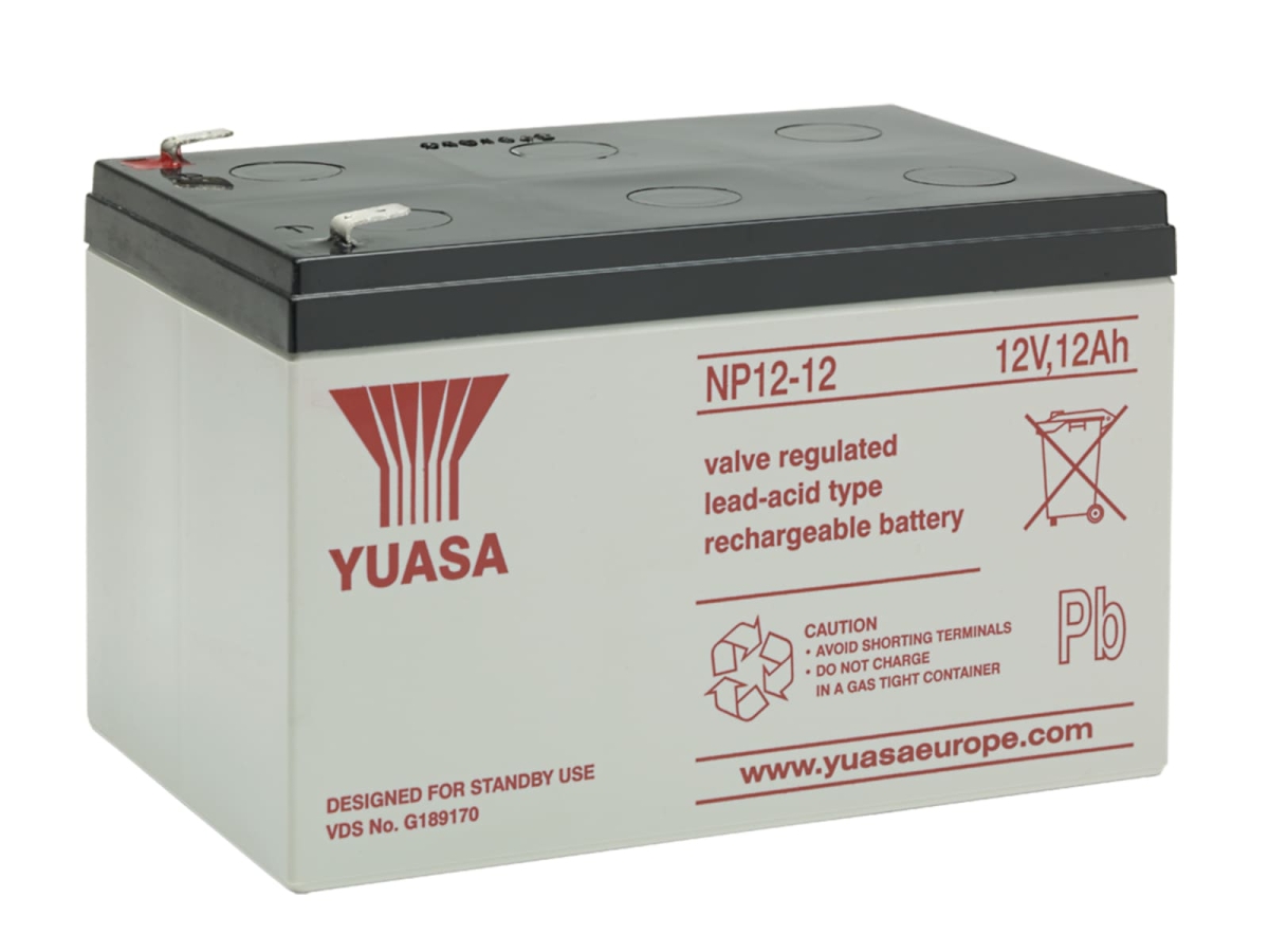 Bleiakku Batterie Yuasa NP12-12 12V 12Ah AGM Blei Accu VDS Battery USV UPS